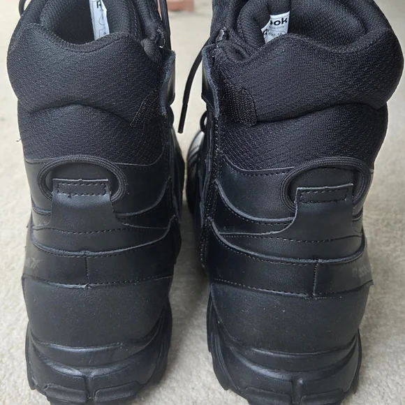 Reebok Trailgrip Tactical Mens 8" Leather Waterproof Insulated Boots Black Sz 15 - Picture 7 of 10